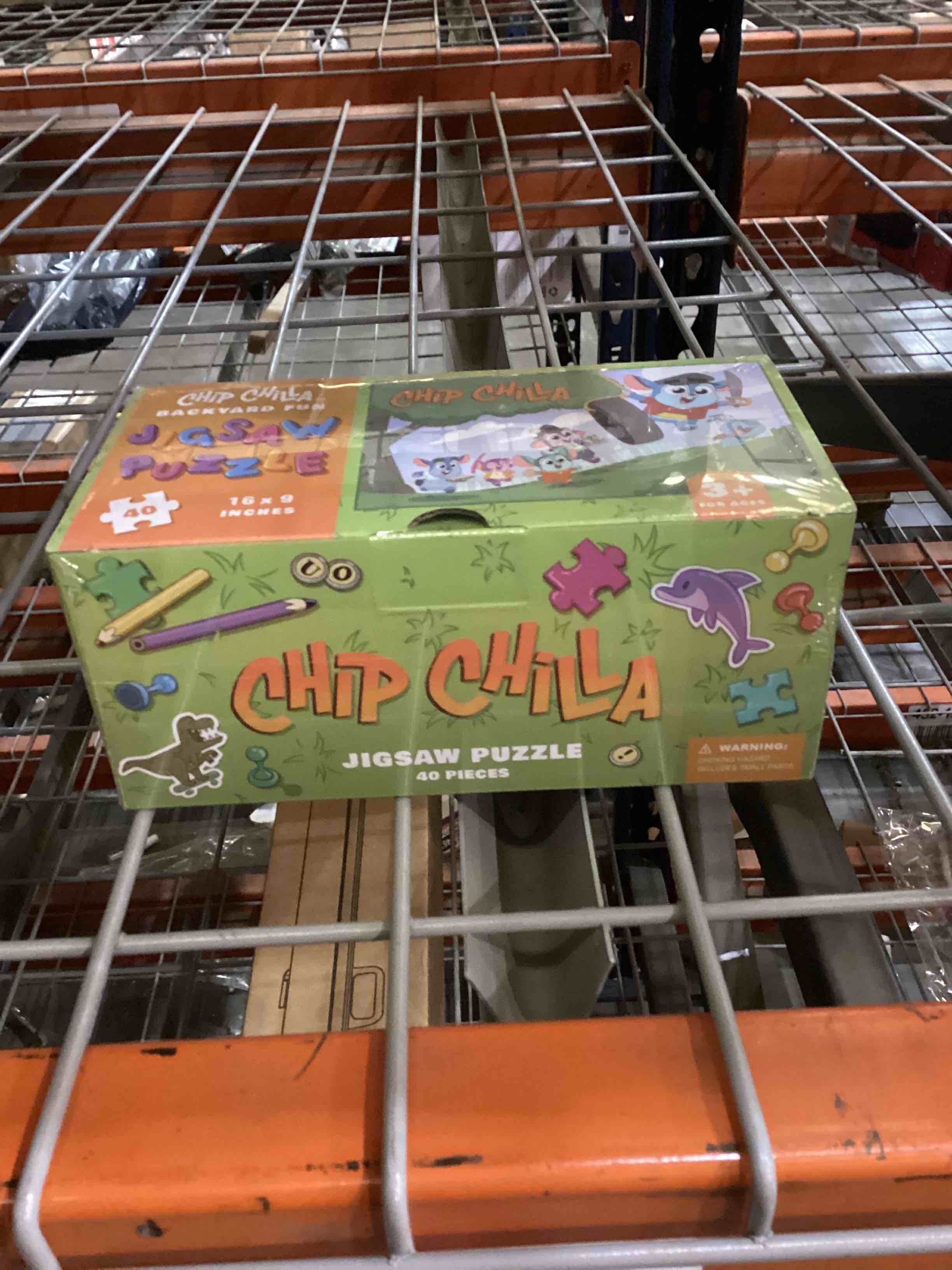 chip chilla  jigsaw 40pc puzzle set