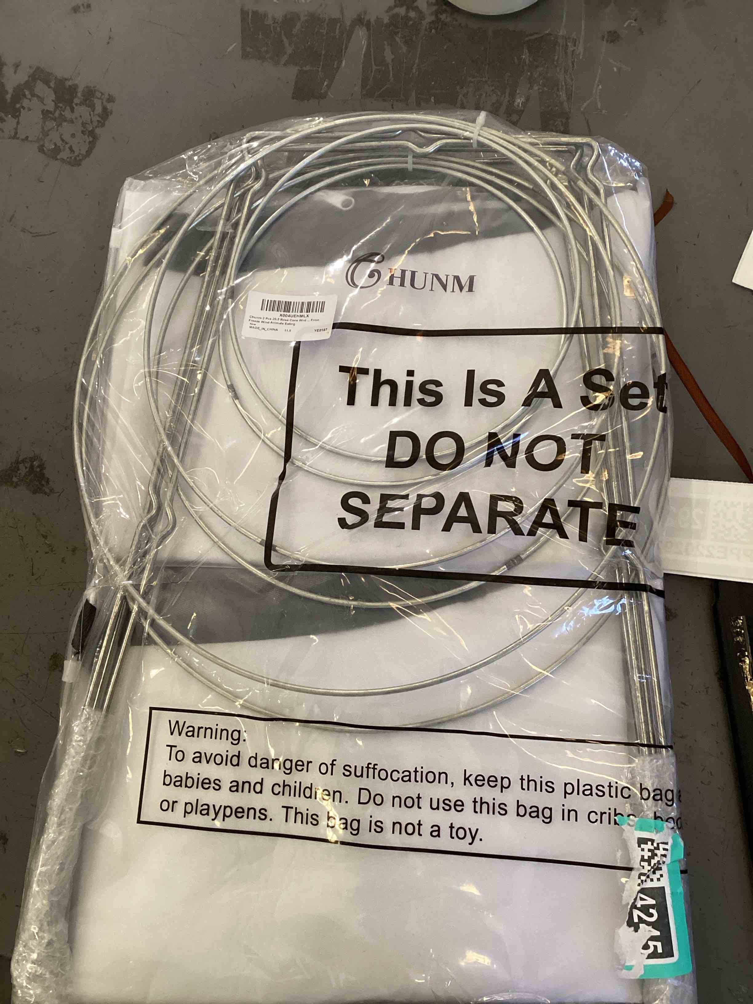 chunm 2 pcs rose cones for winter protection 20.5"x14"x8.2" winter rose collars protective cover 600