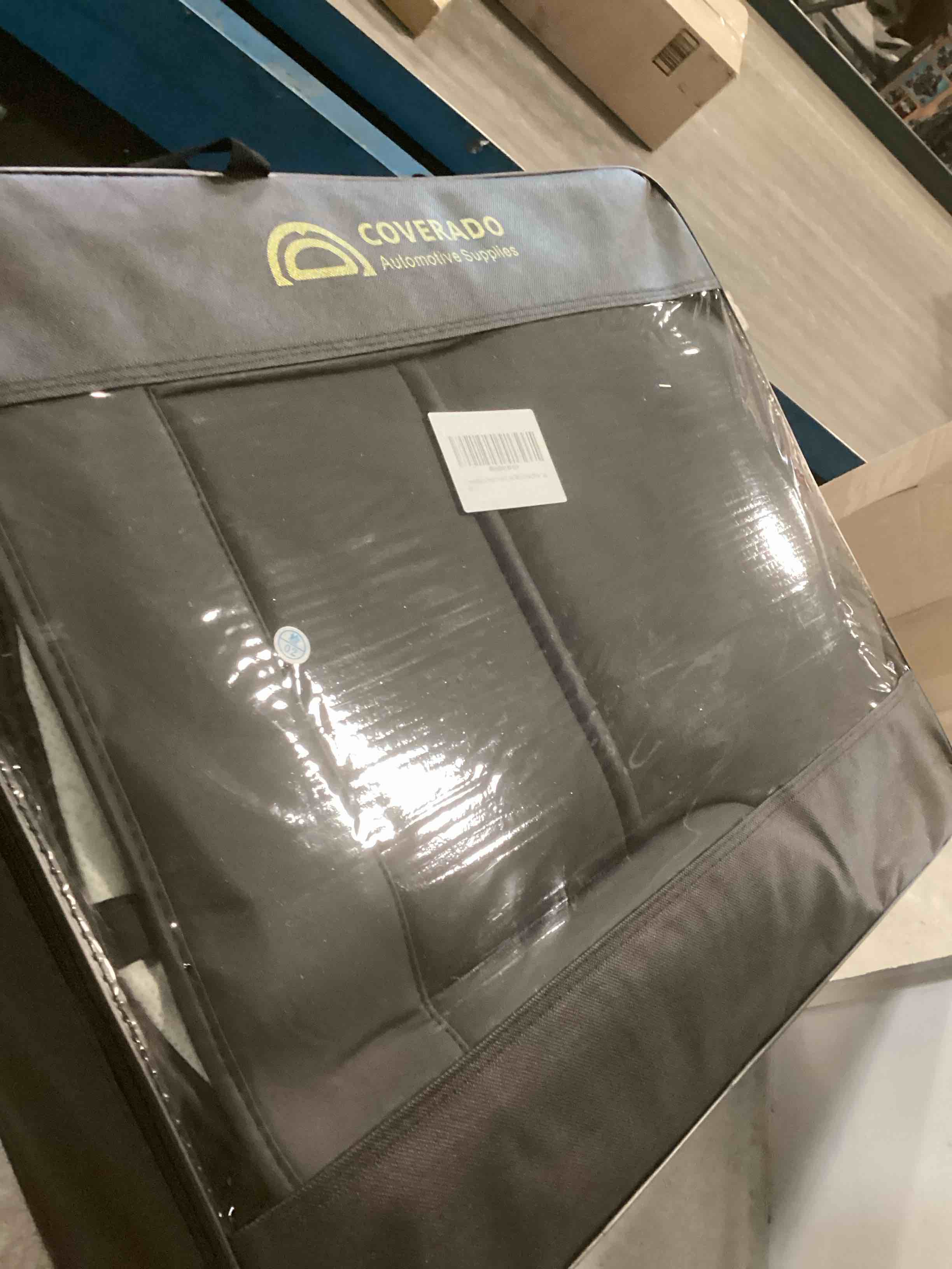 Coverado Car Seat Covers Full Set, Seat Covers for Cars, Black Car Seat Cover, Car Seat Protector Waterproof, Nappa Leather Car Seat Cushion, Car Seat Covers Front Seats and Back Fit for Most Cars