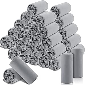 Newwiee 100 pcs FI….50x60 inch gray Newwiee 100 Pcs Fleece Blanket Fleece Throw Blankets Bulk Soft Lightweight Breathable Friendly Lap Blankets Pet Home Bed Sofa Couch Office Donation Homeless, 50 x 60 Inch (Gray)