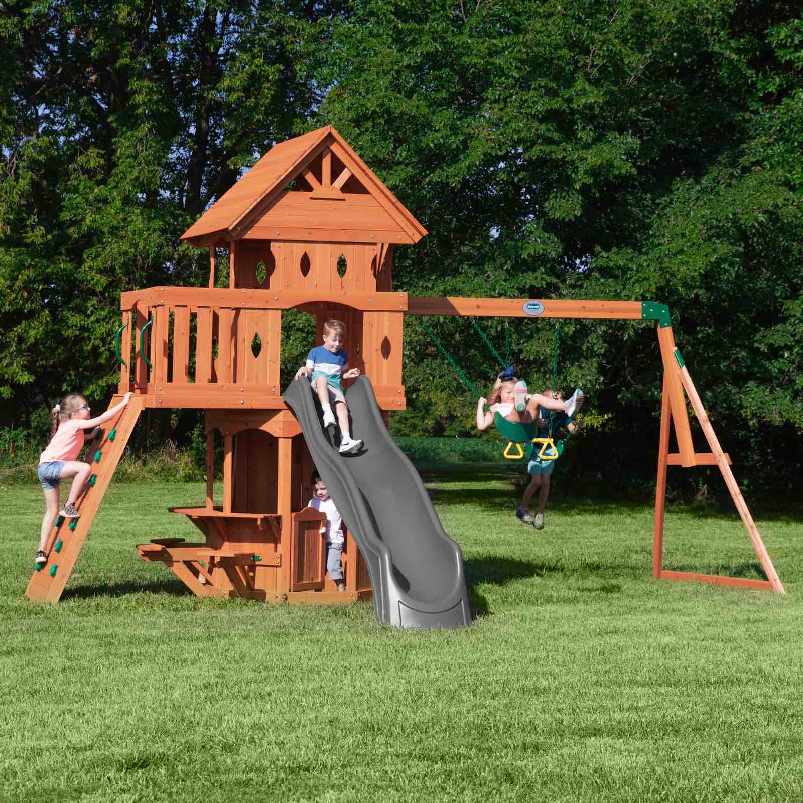 ( incomplete)WOODLAND SWING SET 