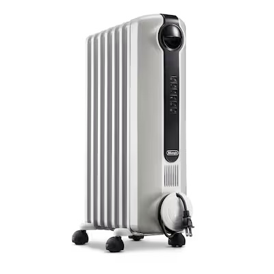 DeLonghi Up to 1500-Watt Convection and Radiant Tower Indoor Electric Space Heater 