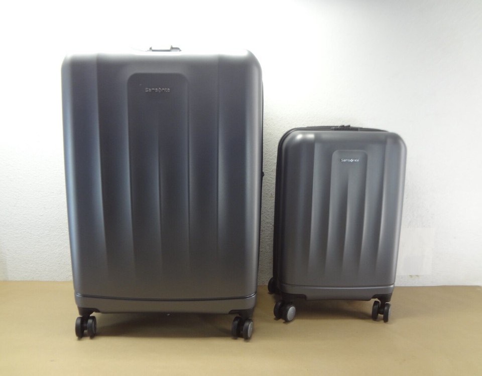 Samsonite 2 Piece 20" and 27" Ridgeway Hardside Luggage Set, Charcoal