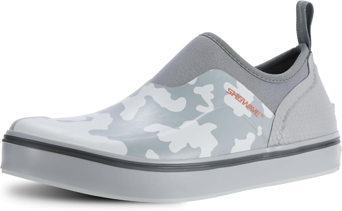 ( Size 12) Men's Deck Shoes Waterproof Short Rain Boots Breathable Sports Sailing Booties Non-Slip Rubber Boots Low Cut Design for Outdoor Fishing Gardening Walking