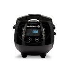 Reishunger Digital Mini Rice Cooker & Steamer, Black with Keep-Warm Function & Timer - 3.5 Cups - Small Rice Cooker Japanese Style with Ceramic Inner Pot - 8 Programs - 1-3 People