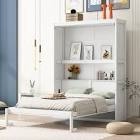 (incomplete only 1 box) wall bed white 