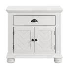 Picket House Furnishings Conaughey 1-Drawer Nightstand in White