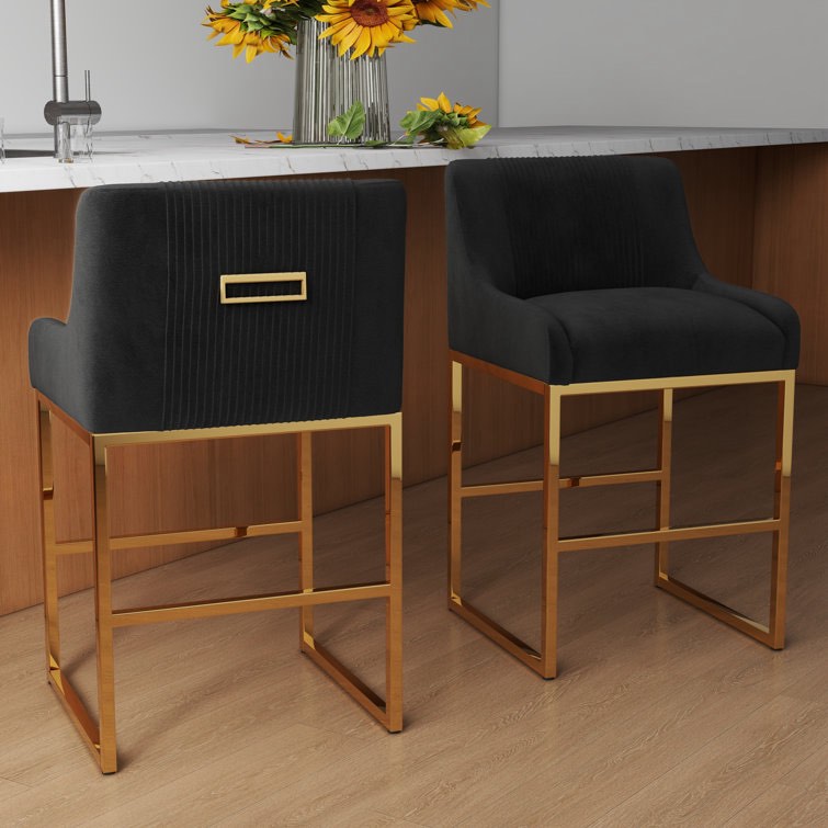 Zanthia Upholstered Counter Stool (Set of 2)