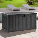 Balconera 230 Gallons Water Resistant Deck Box With Flexible Divide