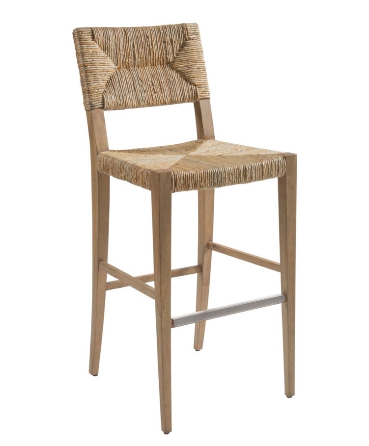 Diamond Banana Weave Bar Stool