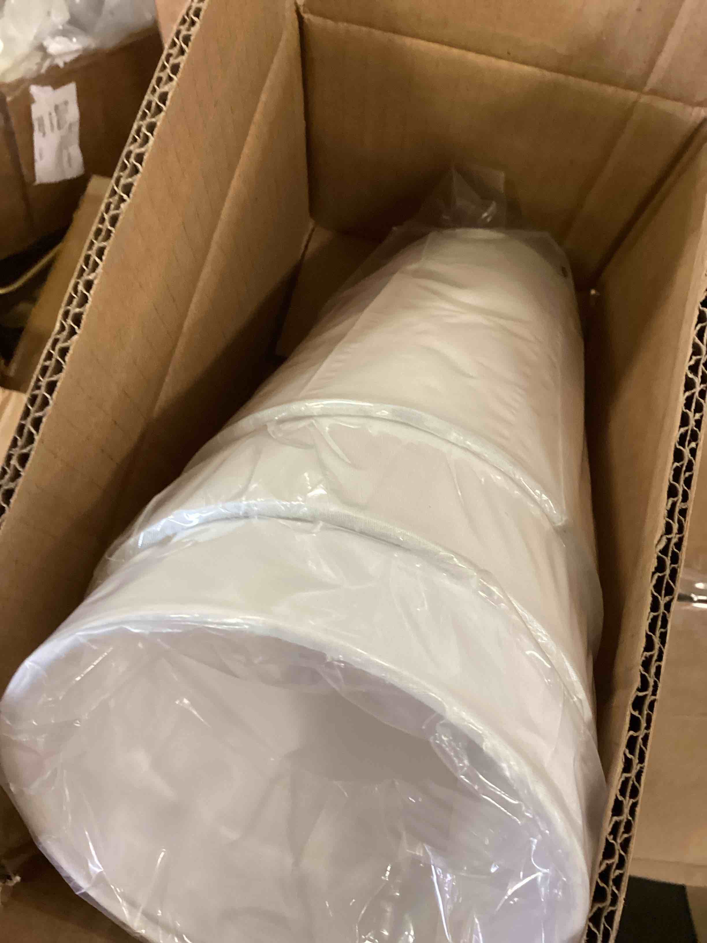 Demri 6.9'' H x 4.8'' W Linen Drum Lamp Shade ( Uno ) in White (Set of 3)