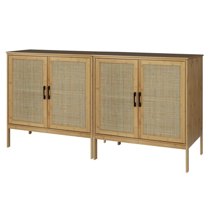 (incomplete ) Bracamonte Solid Wood 2 - Door Accent Cabinet