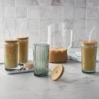 members mark 4PK Glass Tumblers (missing lids)