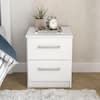 (Similar) White 2-Drawer Nightstand