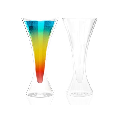 Double Walled Cocktail Martini Glasses - 210 mL / 7 fl. oz (Set of 2)