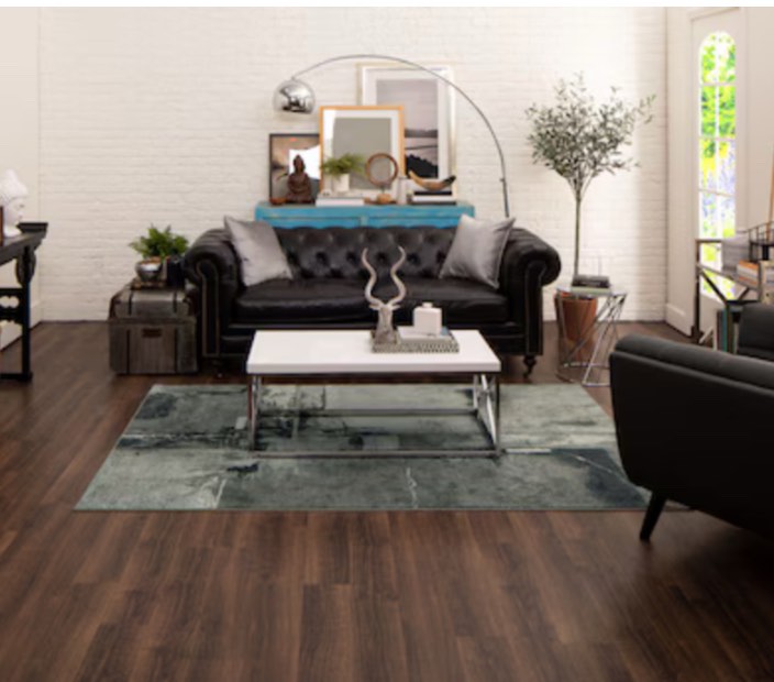 Mohawk Home Prismatic 36 x115(ft) Grey Indoor Abstract Mid-century Modern Area Rug