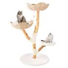 Real Wood Modern Westin Tower For Indoor Cats Large Adult, Wooden Cat Tower With Scratching Post And Bed, Boho Aesthetic Tall Luxury Cat Furniture, Kitty Climbing Tower
