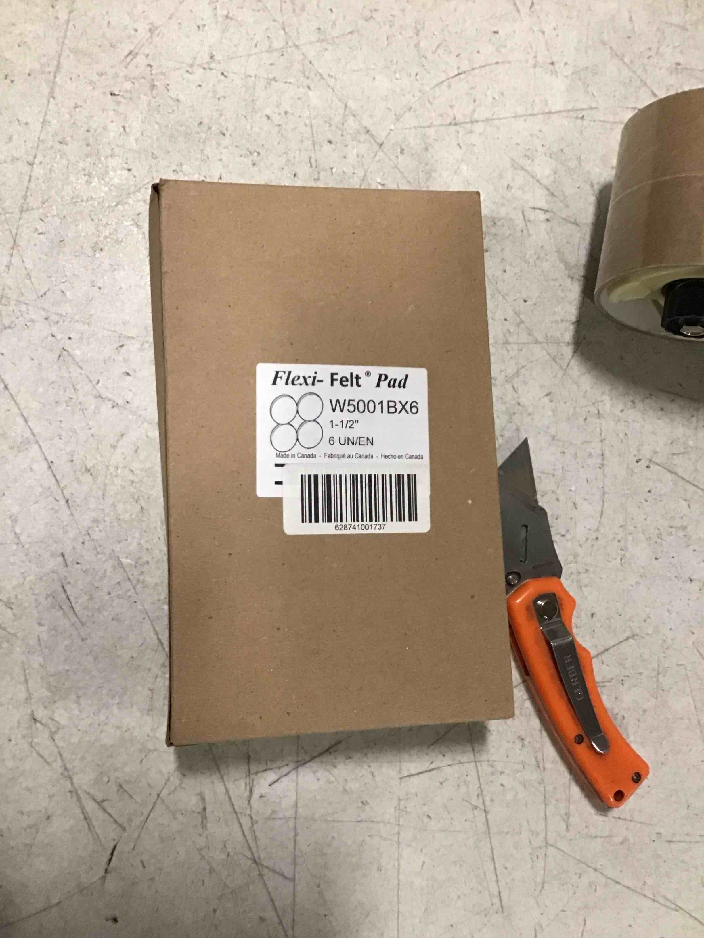FlexiFelt 1-1/2" Felt Furniture Pads