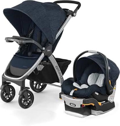 Chiceo 3 in 1 quick fold trio travel system 