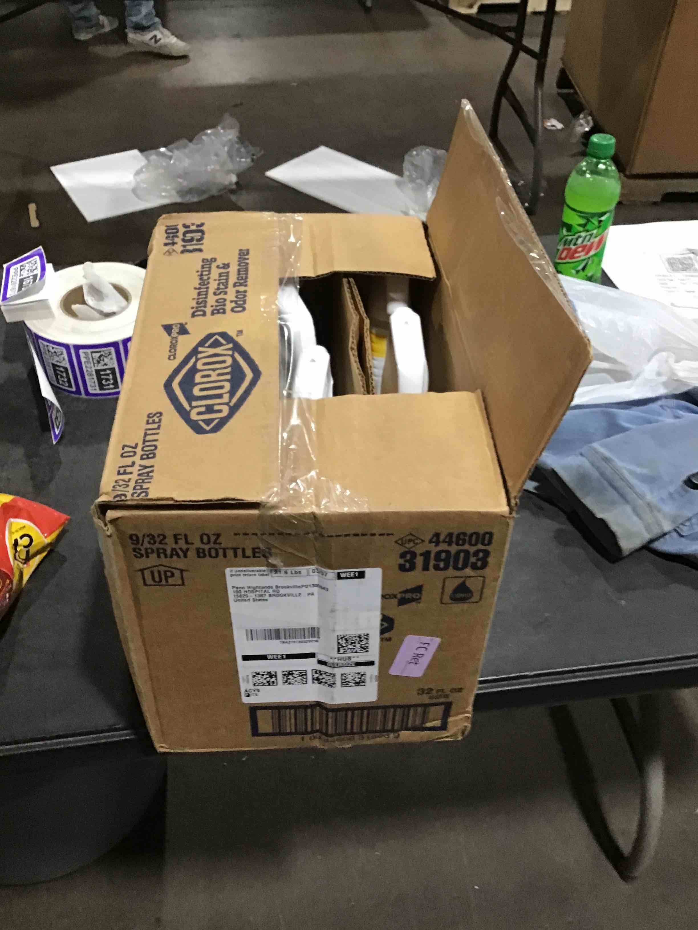 Clorox disinfecting bio stain and odor remover 