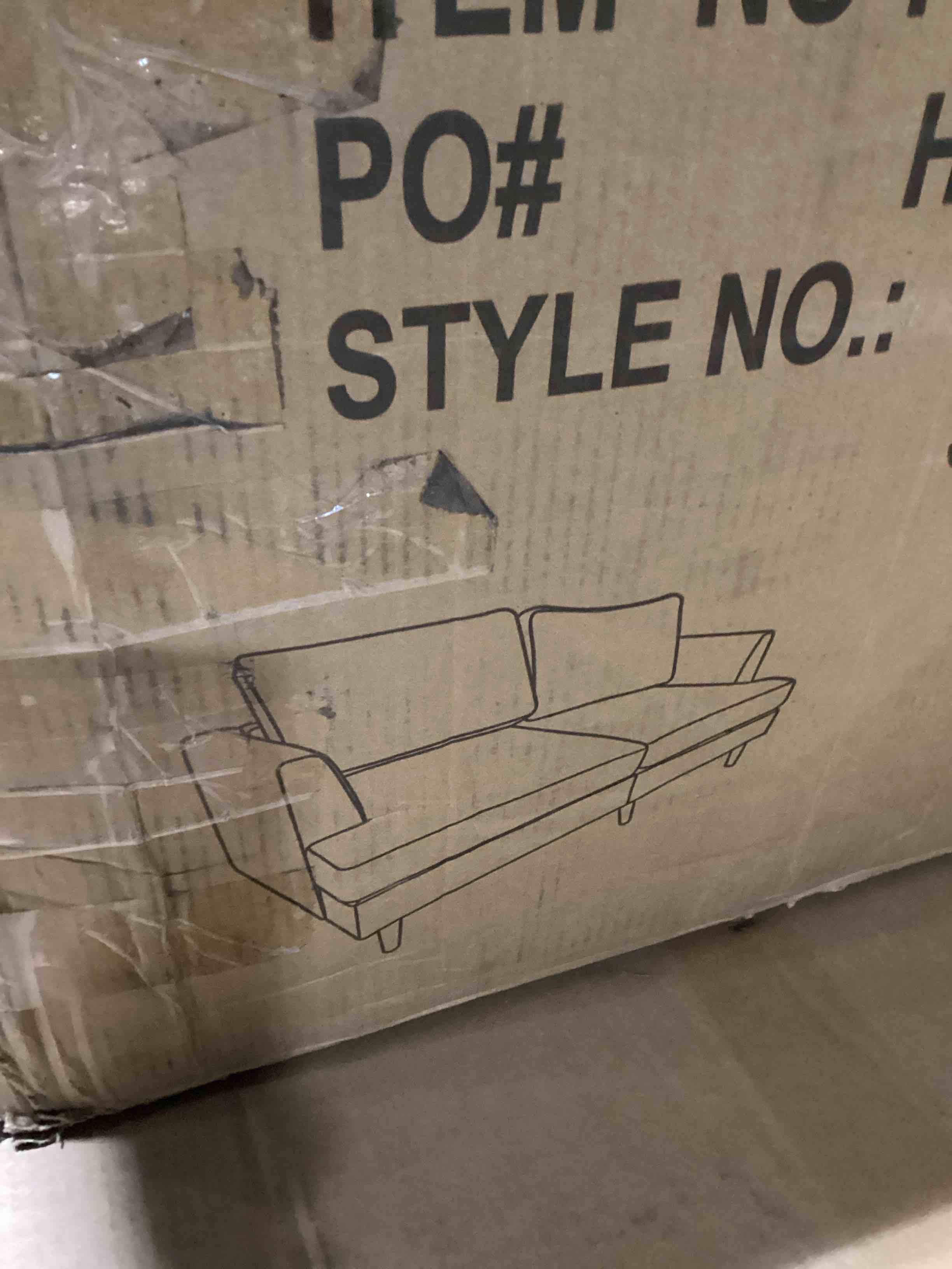 (INCOMPLETE) love seat sofa