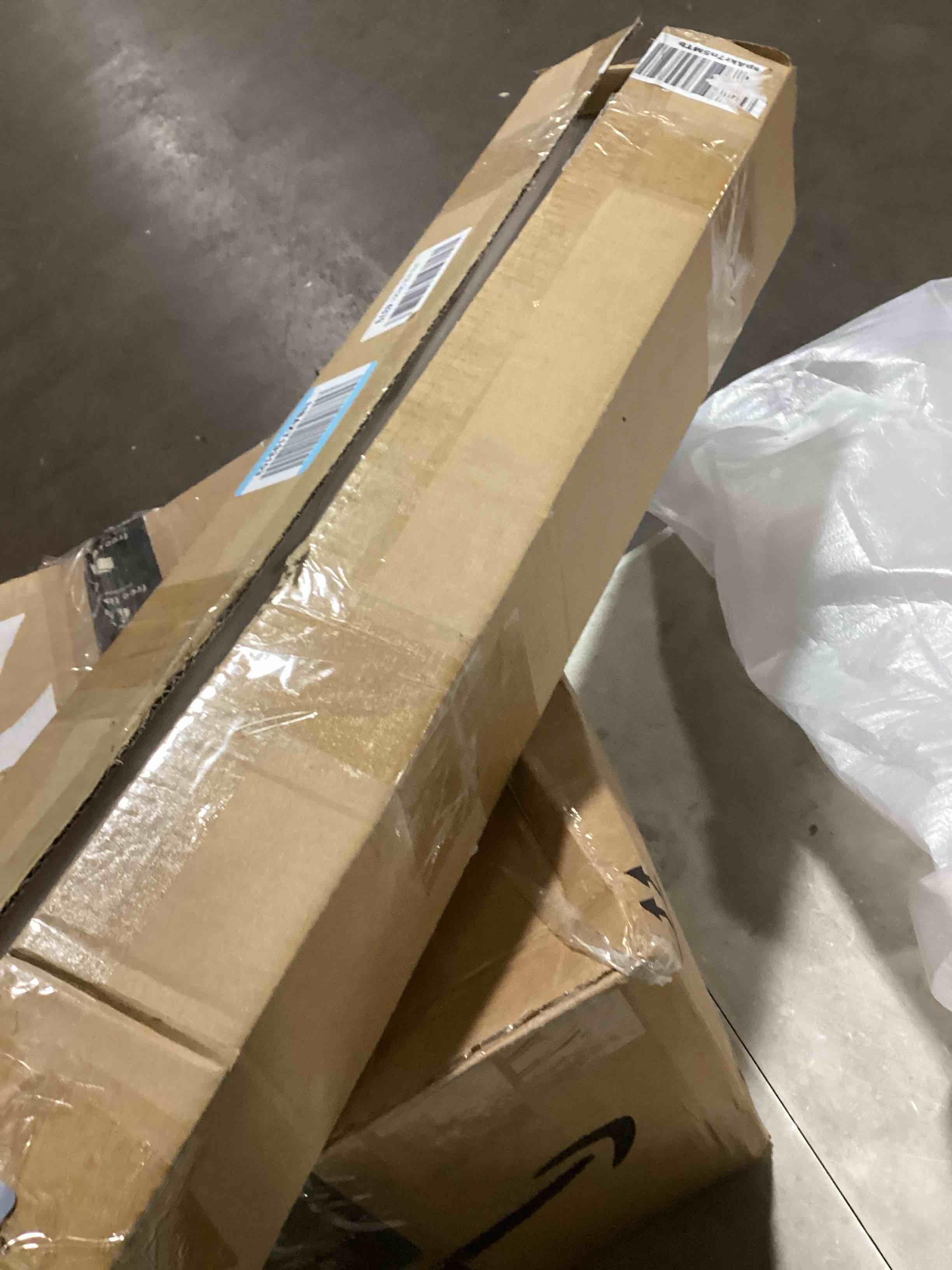 CALYX INTERIORS Pleated Fabric Window Shade, Light Filtering, Cordless, 22.5"W x 48"H, White