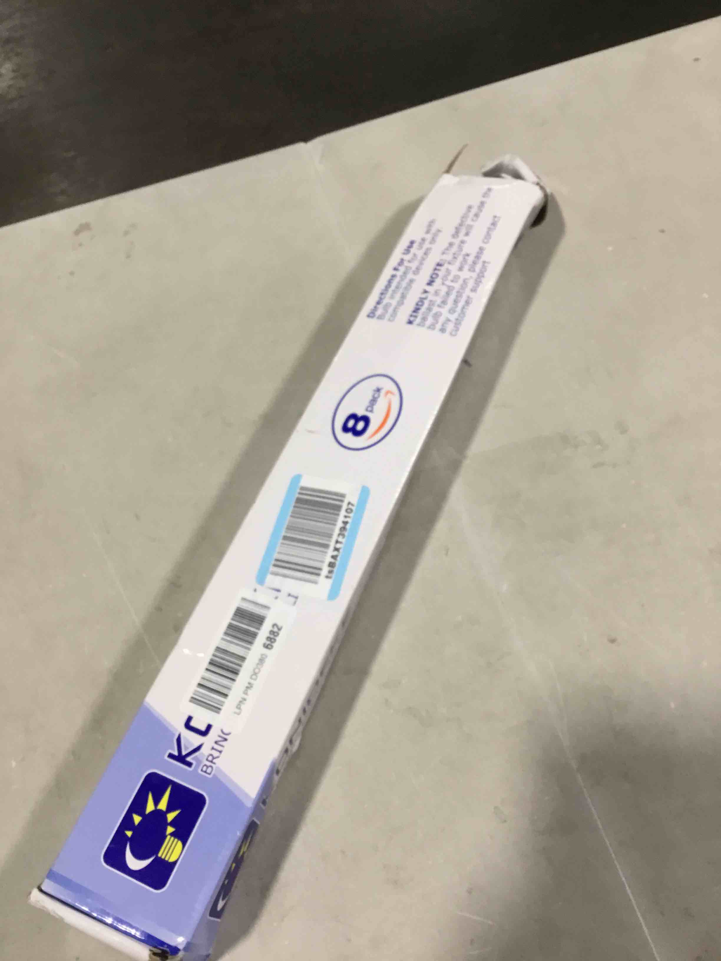 Condition photo showing As Is for 8 Pack 21 Inch T5 Fluorescent Light Bulb 13 Watt F13T5/WW Compatible with Sylvania Satco Philips GE Under Cabinet Tube Light Warm White 800 Lumen G5 Base 8 Count