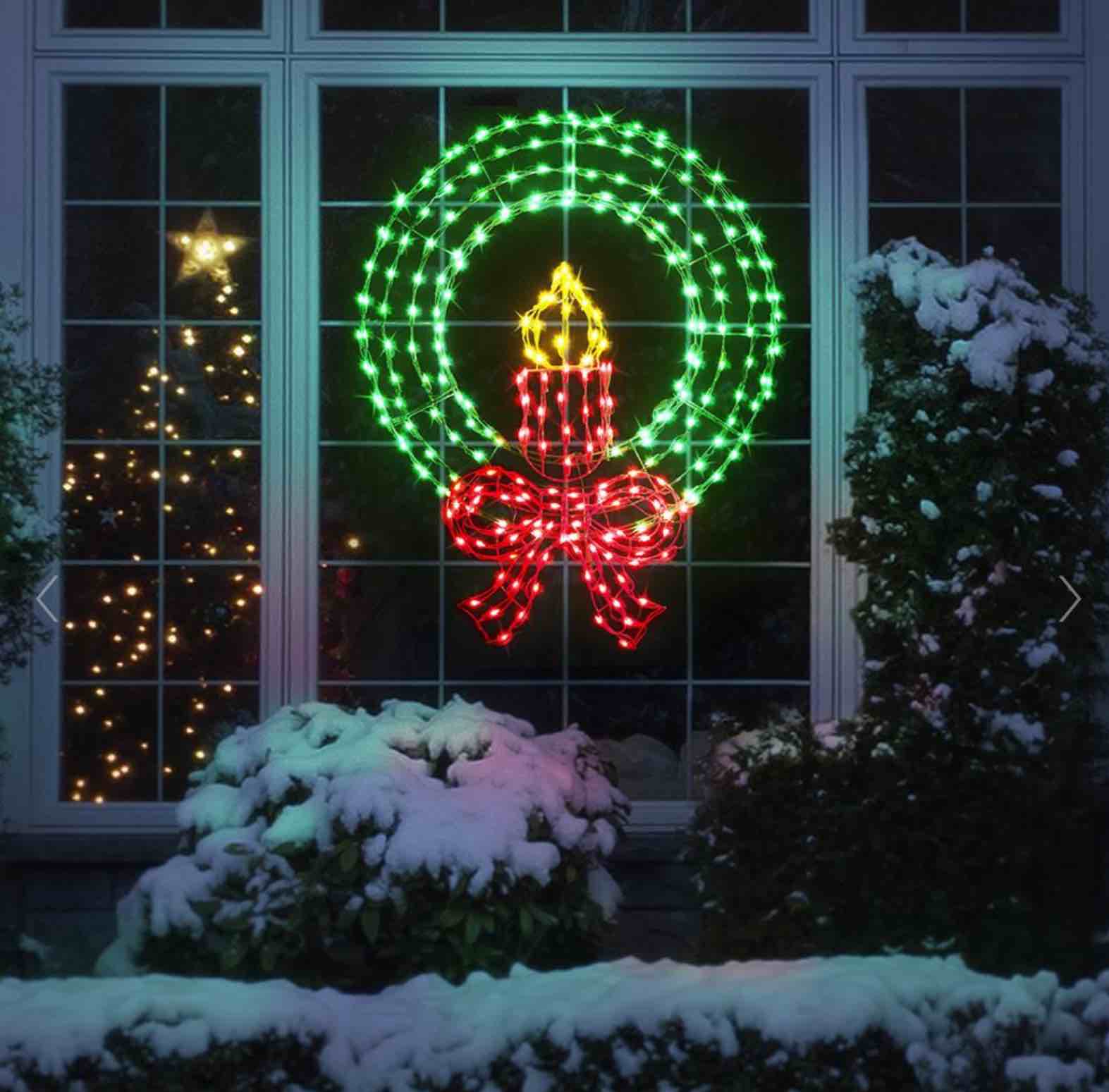 the 36" ultrabright candled wreath