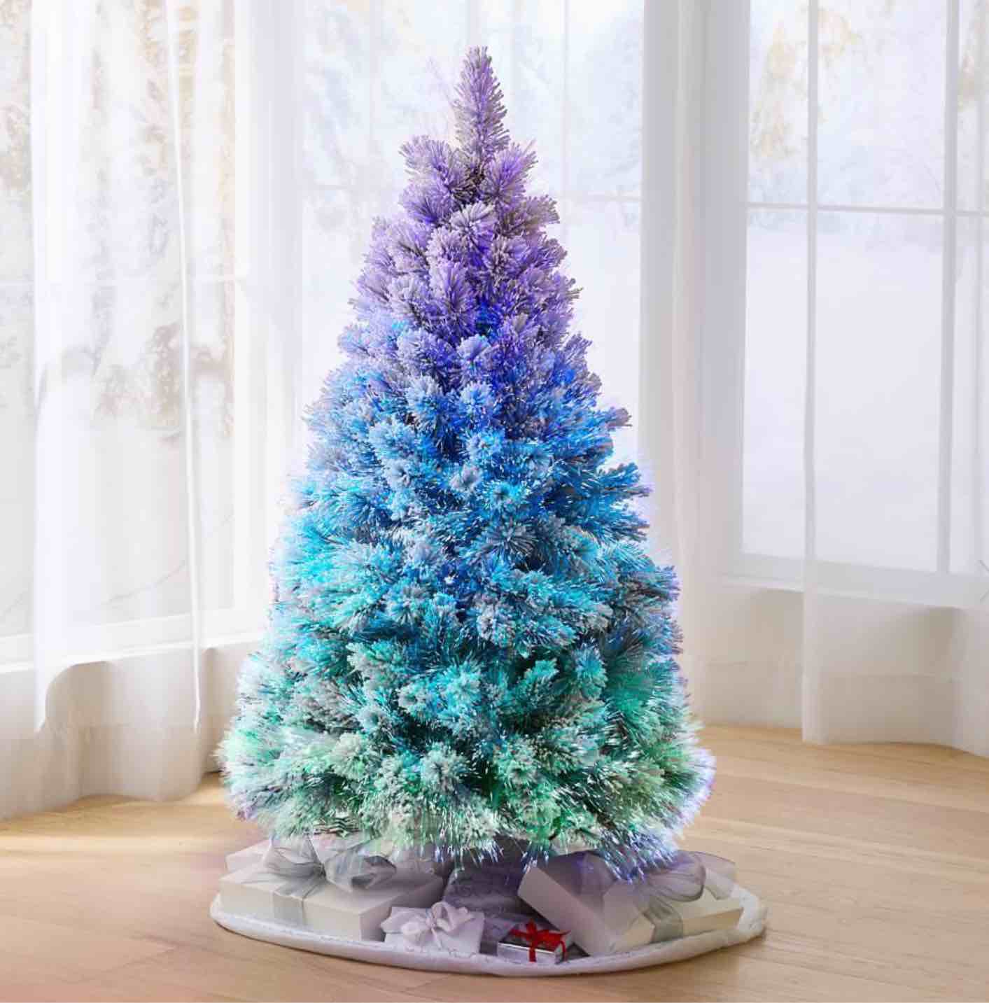 The Flocked Northern Lights Tree 4.5 ft