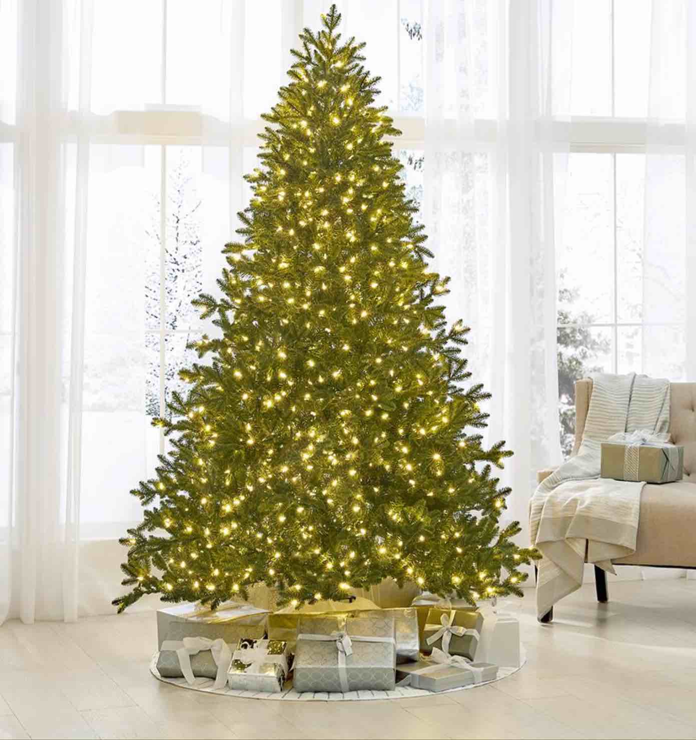 The World's Best Prelit Noble Fir (LED Lights) 7.5 ft 