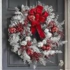 The Cordless Prelit Red And White Holiday Trim