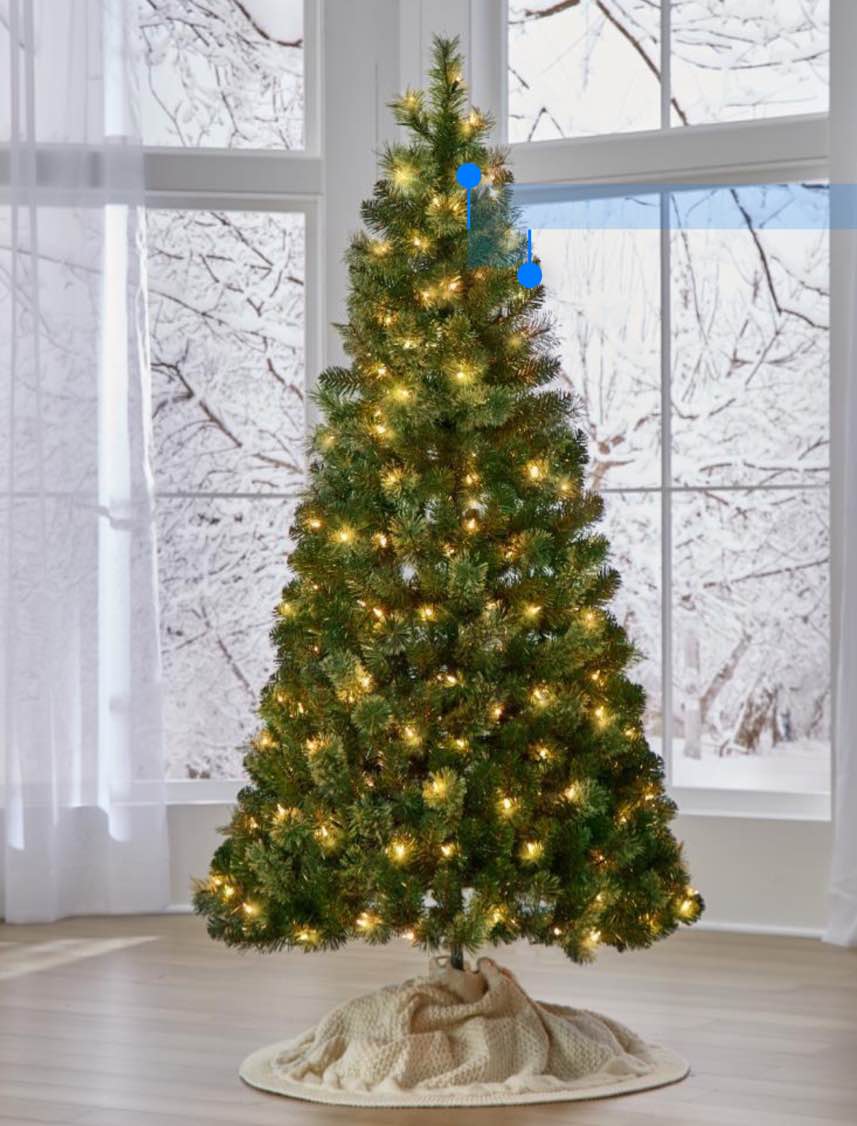the decoratable pull up christmas tree