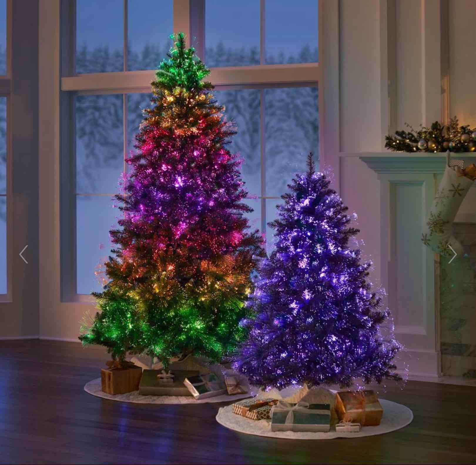 the fiber optic light show tree