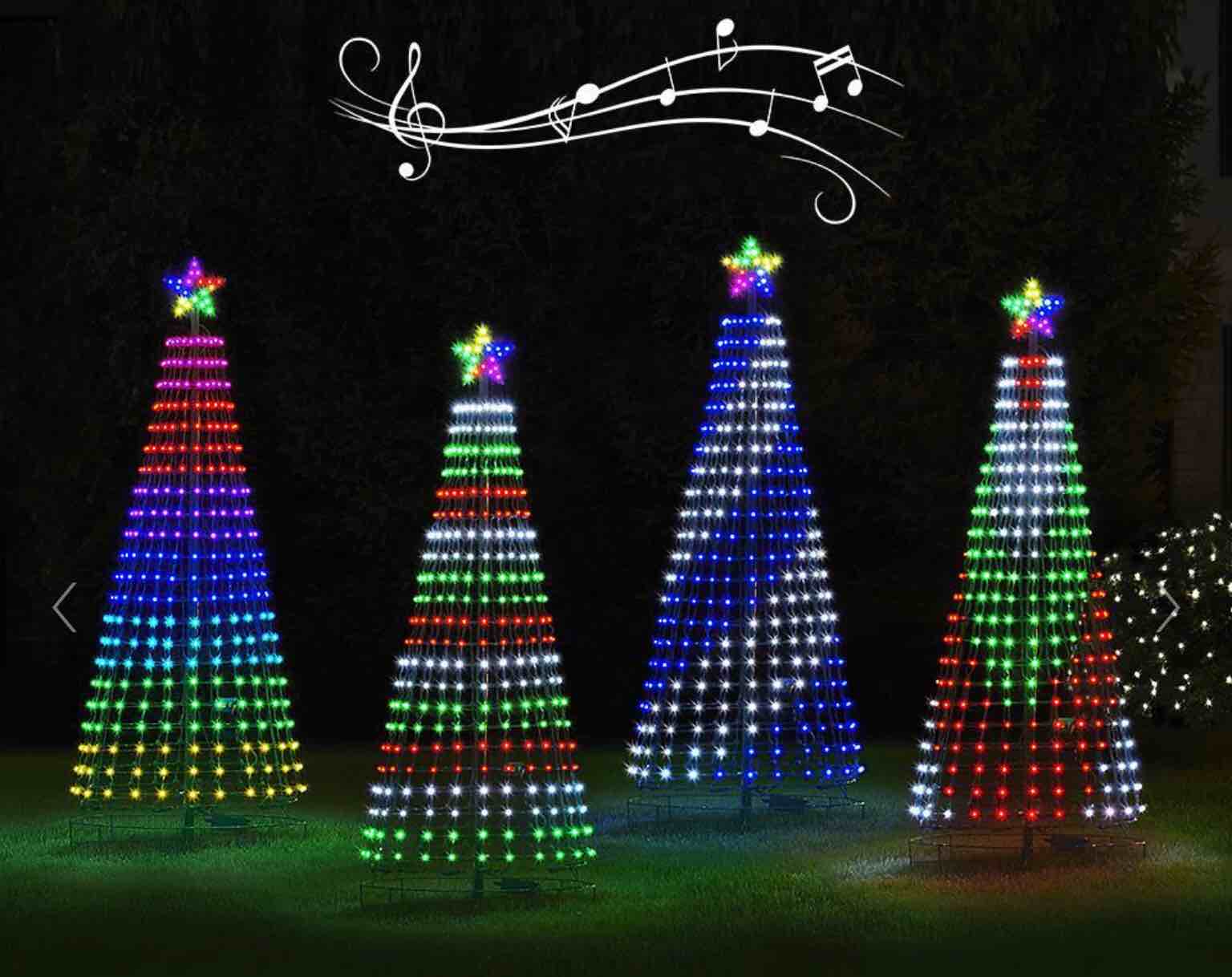The 7 1/2' Synchronized Musical Pixel Tree