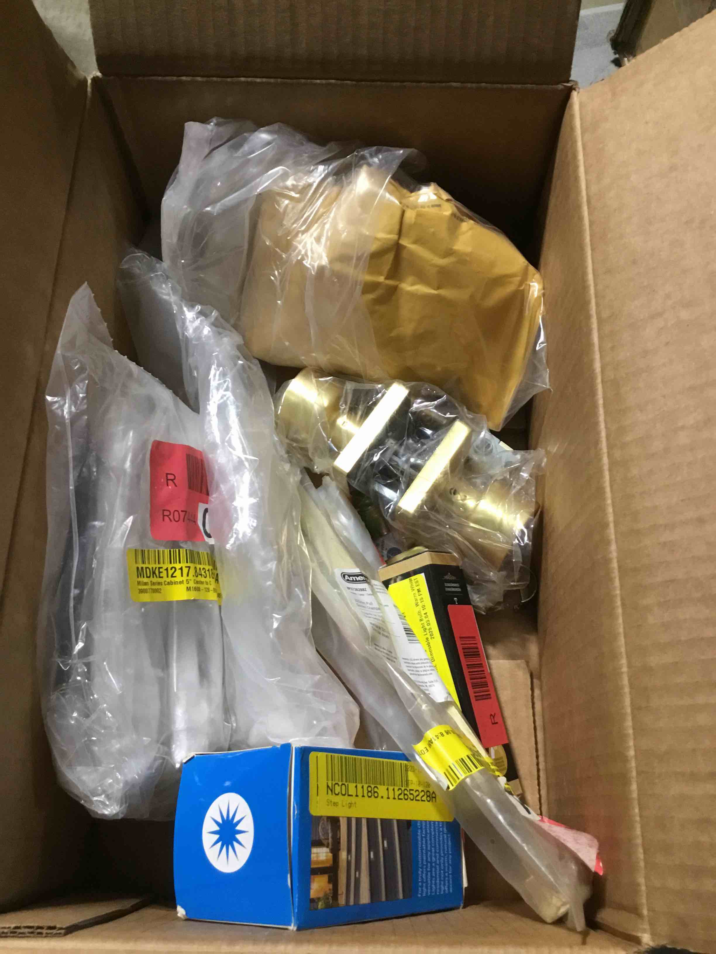 Assortment of Items: Drawer Handles, Door Knob, etc