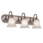 project source 3- light vanity bar shaker park white milk glass shades