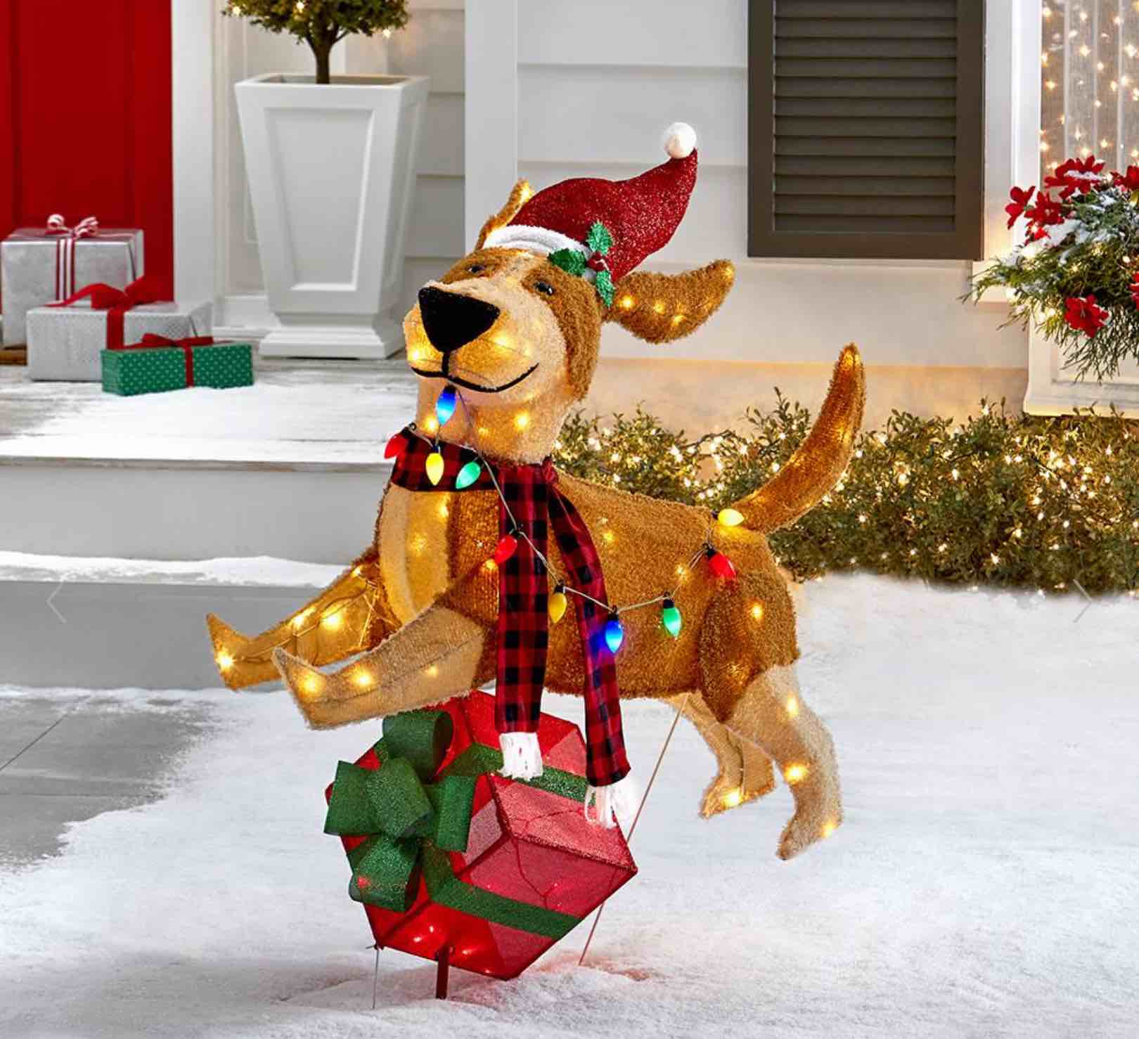 (broken) The Jolly Jumping Christmas Pup