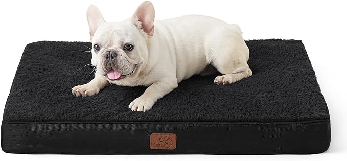 (similar) Bedsure Dog Bed Medium Size Dog - Orthopedic Waterproof Puppy Beds with Removable Washable Cover, Egg Crate Foam Pet Mat, Suitable for Pet Up to 35 lbs