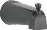 Foundations Wall Mounted Tub Spout Trim with Diverter