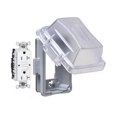 Hubbell TayMac Plastic Weatherproof Electrical Box Cover