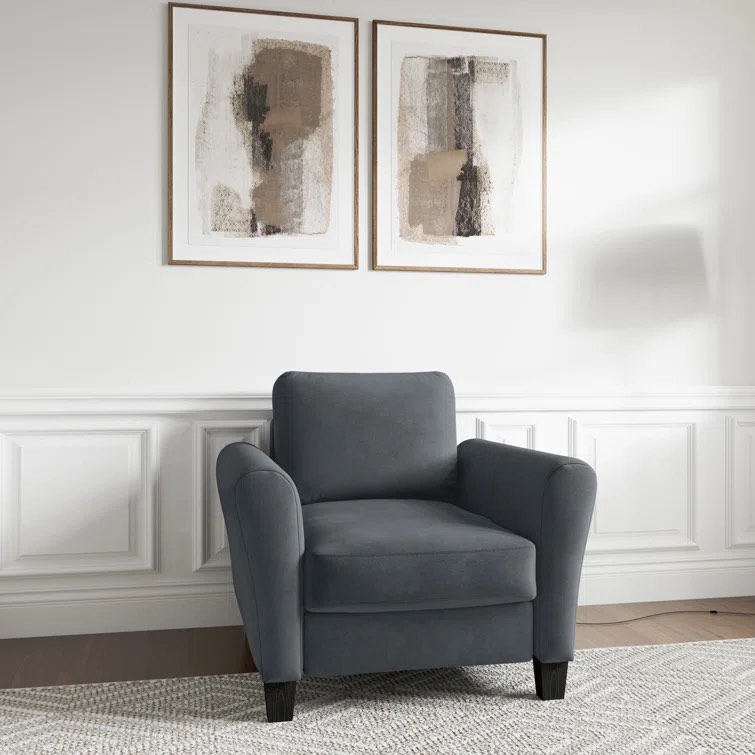 ( incomplete;The screws are missing) Arsaluis 33.75" Armchair