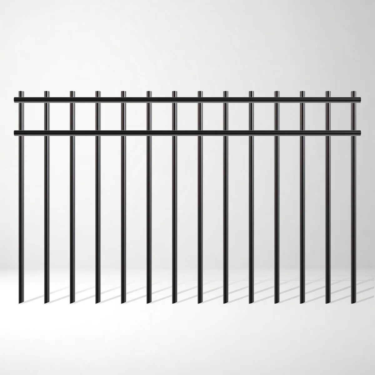 ( incomplete) Metal Animal Barrier Fence  15 pieces Size: 2' L x 1.3' H