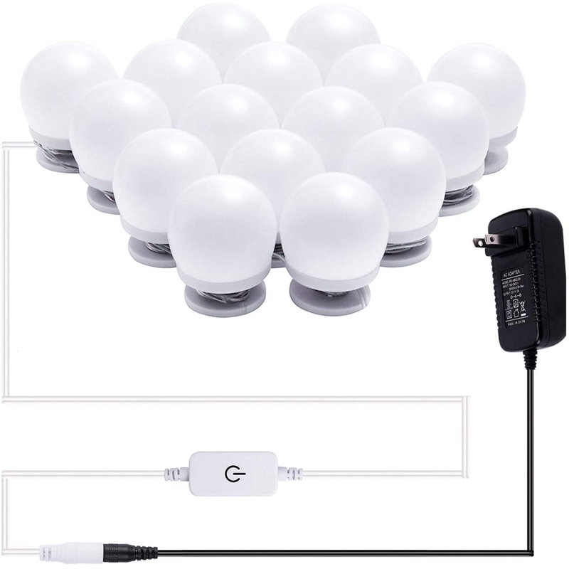 16 - Light Hollywood Style Color Changeable LED Vanity Makeup