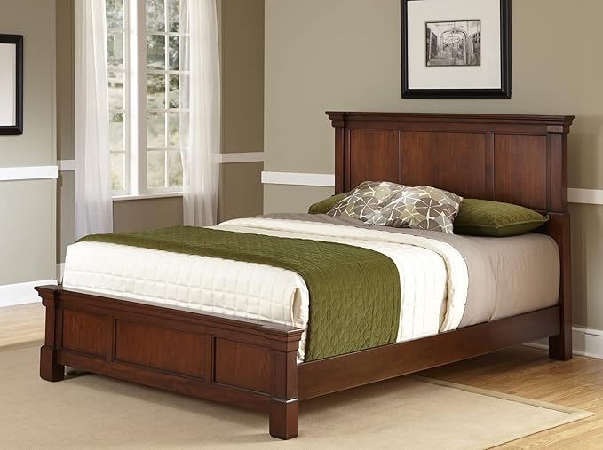 ((ONLY FOOTBOARD SLATS ))Footboard Size: Queen, Color: Rustic Cherry