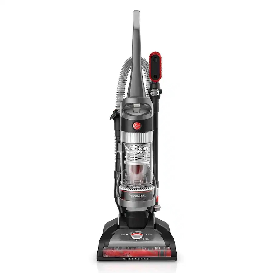((incomplete))Hoover - WindTunnel Cord Rewind Pro Upright Vacuum - Gray