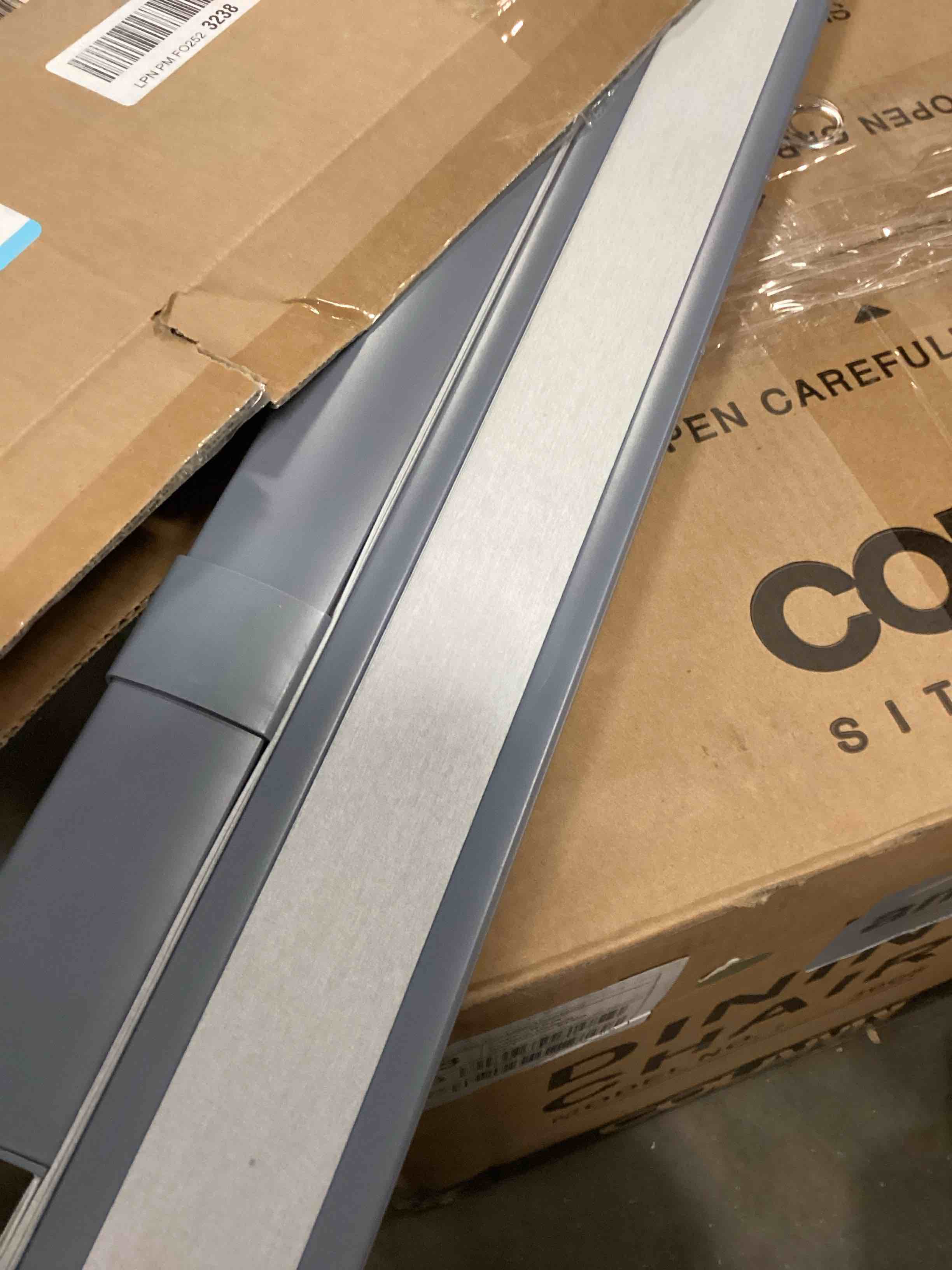 Condition photo showing Good Condition for LazBlinds No Tools No Drill Cordless Cellular Shades, Top Down Bottom Up (TDBU) Honeycomb Shades for Home, Blackout Light Blocking Thermal Insulation Blinds for Windows, 38" W x 72" H, White Blackout - White 38" W x 72" H