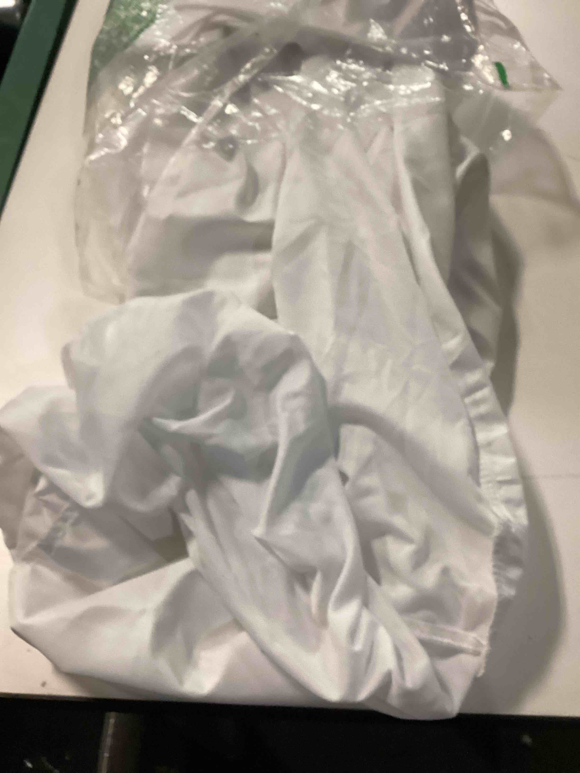 Condition photo showing As Is for Utopia Bedding Waterproof Mattress Protector Full Size, Premium Terry Mattress Cover 200 GSM, Breathable, Fitted Style with Stretchable Pockets (White)