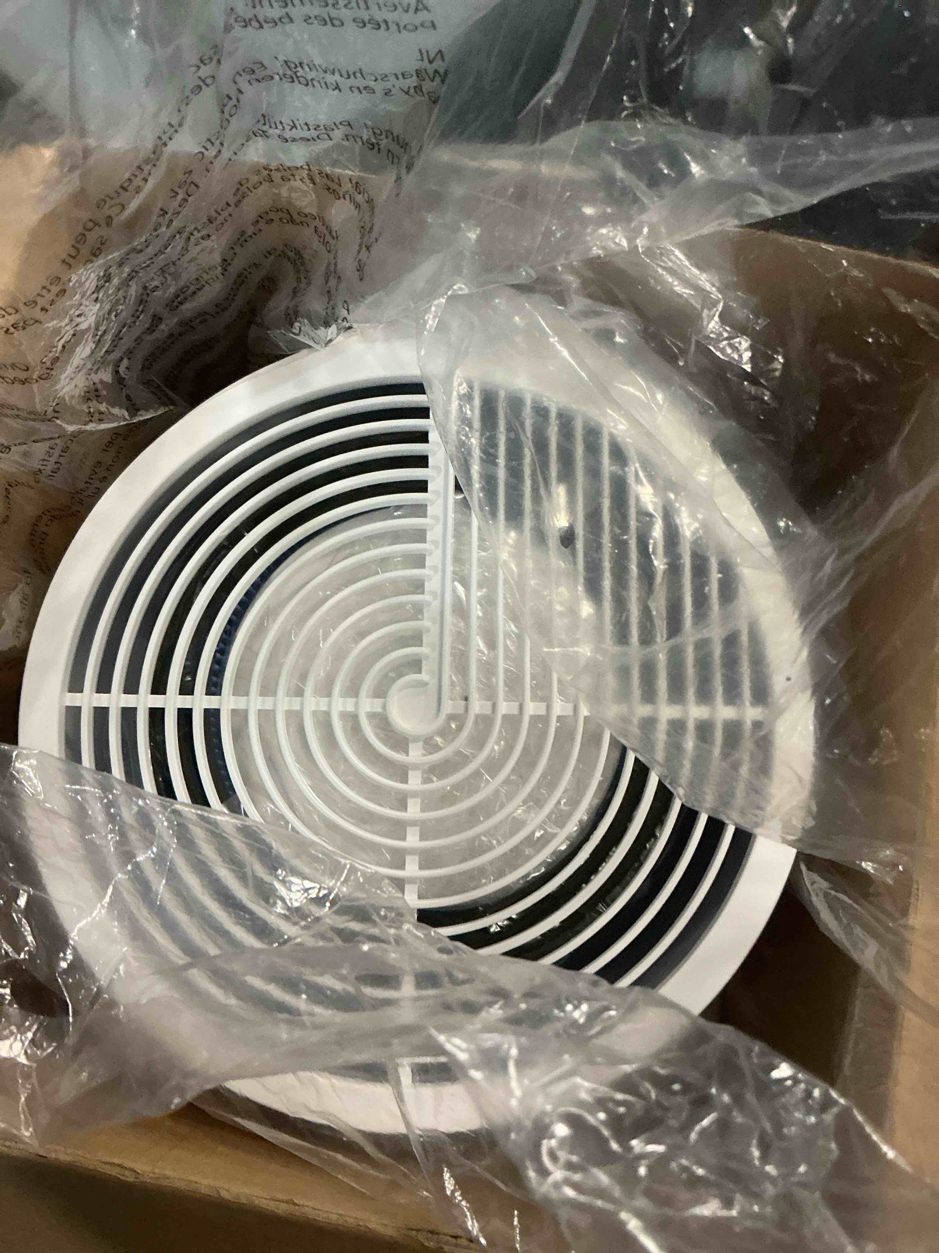 Condition photo showing As Is for Air Purifiers for Bedroom, FULMINARE H13 True HEPA Air Filter, Quiet Air Cleaner With Night Light,Portable Small Air Purifier for Home, Office, Living Room White 1 Pack