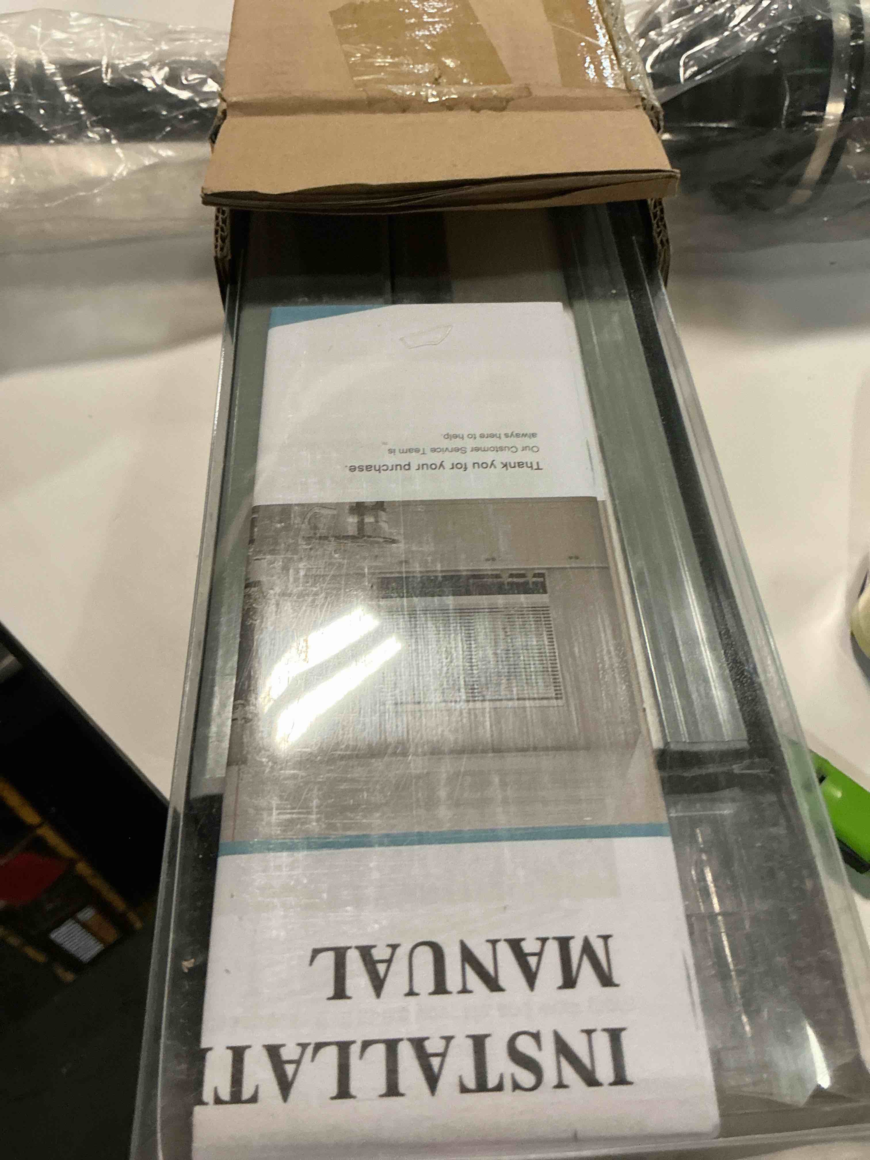 Condition photo showing Good Condition for Persilux Custom Size Top Down Bottom Up Blackout Cellular Cordless Shades & Blinds, Honeycomb Window Blinds for Windows, Window Shades for Home, 1.5" Single Cell Door Blinds Grey