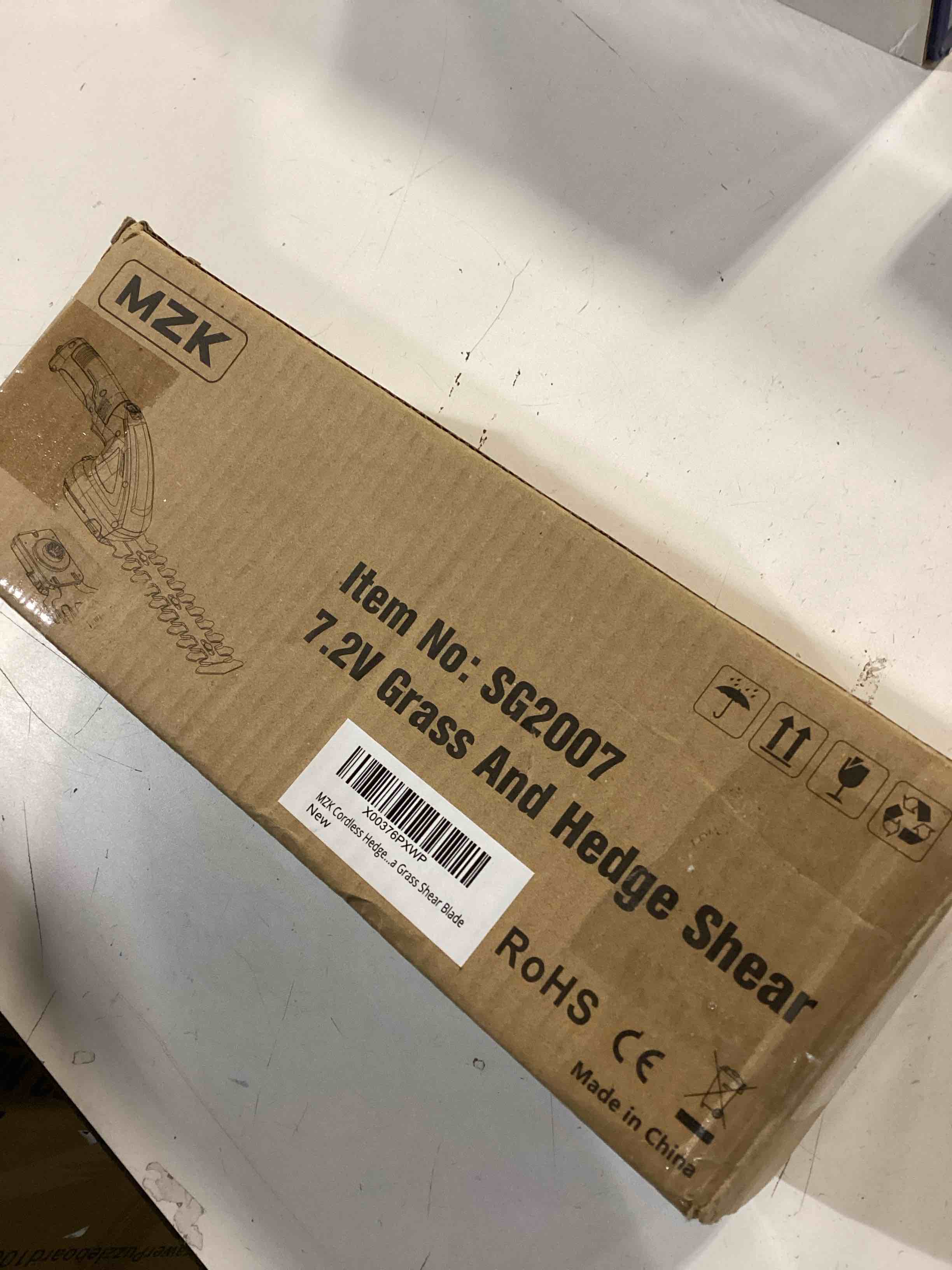 mzk 7.2v grass and hedge trimmer